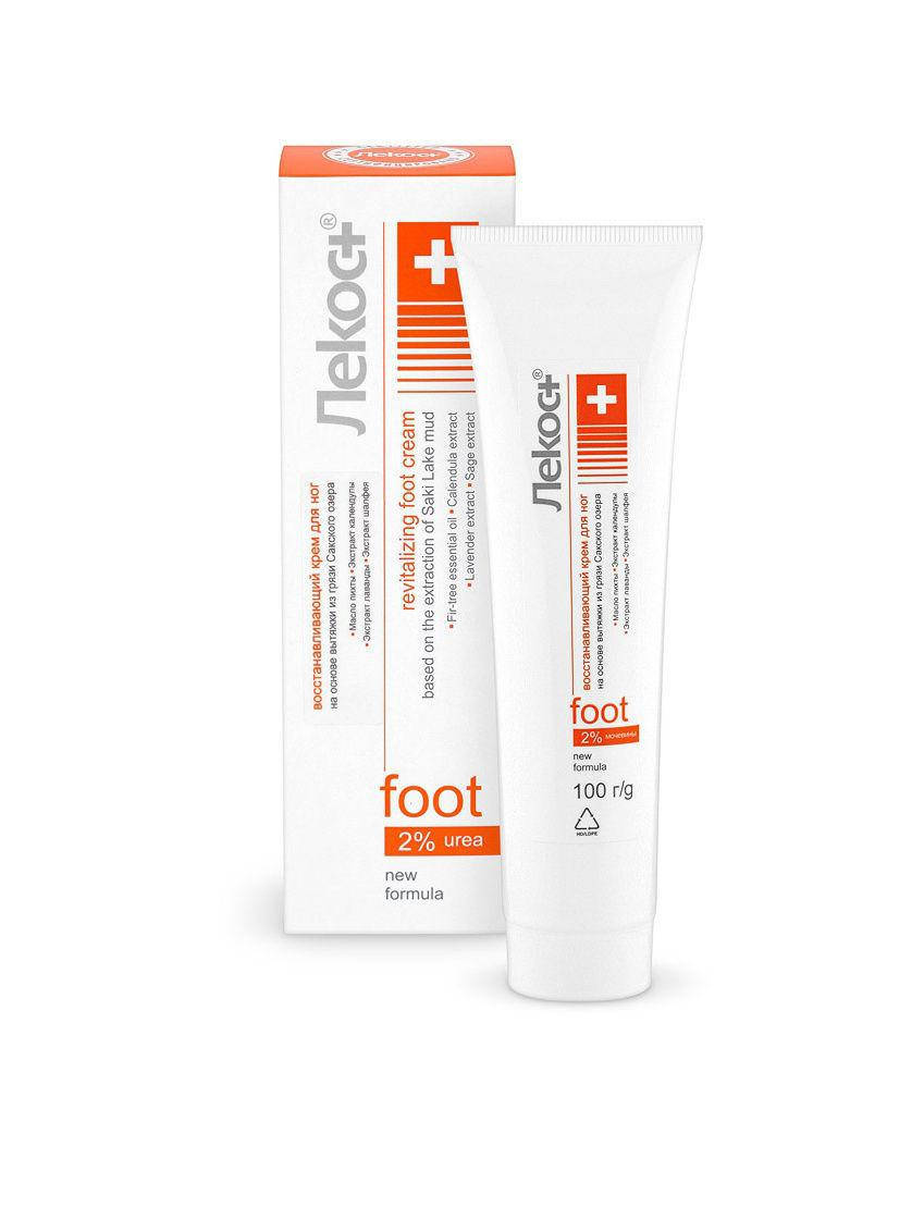 

Лекос+ Восстанавливающий крем для ног Markell