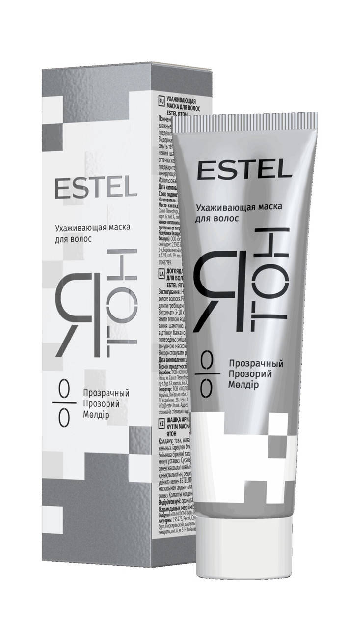 

Уходовая маска для волос ESTEL ЯТОН 0/0 Прозрачный, 60ml