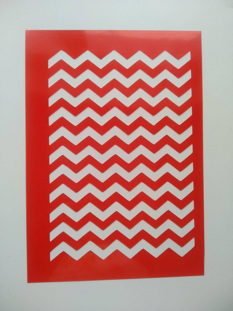 

Трафарет для пряников и торта "Зигзаг"