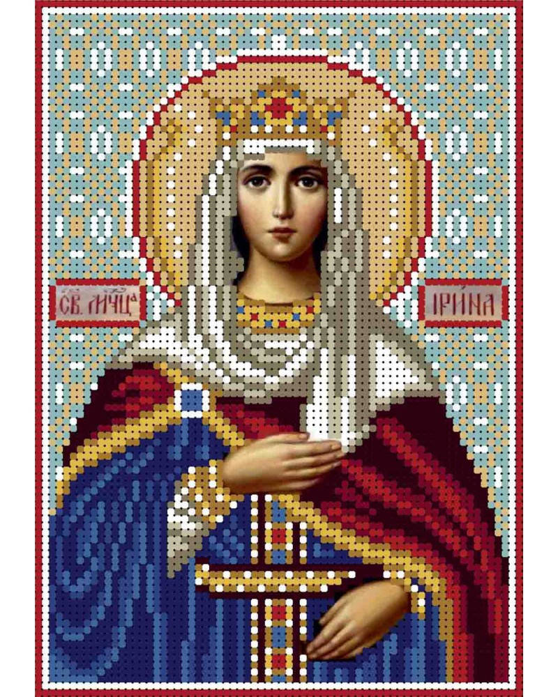 

Набор с бисером Икона А5-И-067 Святая Мученица Ирина