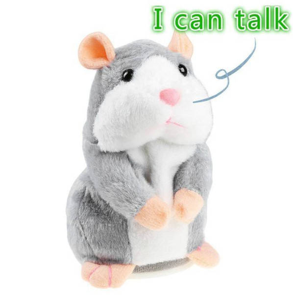 

Говорящий хомяк! Плюшевая игрушка-повторюшка!