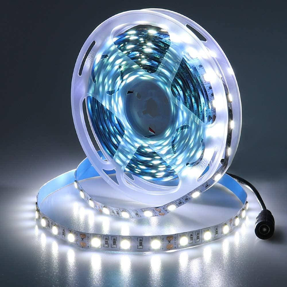 

Лента холодная белая 14,4W/м в 60LED/м IP20 светодиодная МТК-300W5050-12 №1