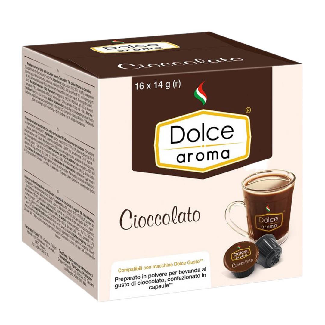 

Горячий шоколад в капсулах DG Dolce Aroma Cioccolato 16 шт