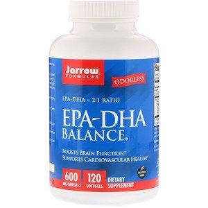 

Рыбий жир баланс, EPA-DHA Balance, Jarrow Formulas, 120 капсул (JRW-16036)