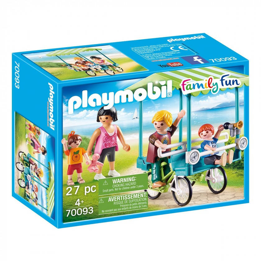 

Игровой набор Playmobil Семейный трехколесный велосипед