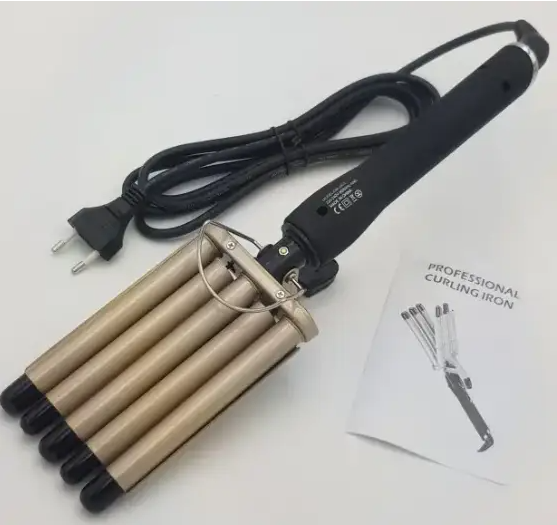 

Плойка на пять волн, для завивки волос профессиональна Gemei GM 2933