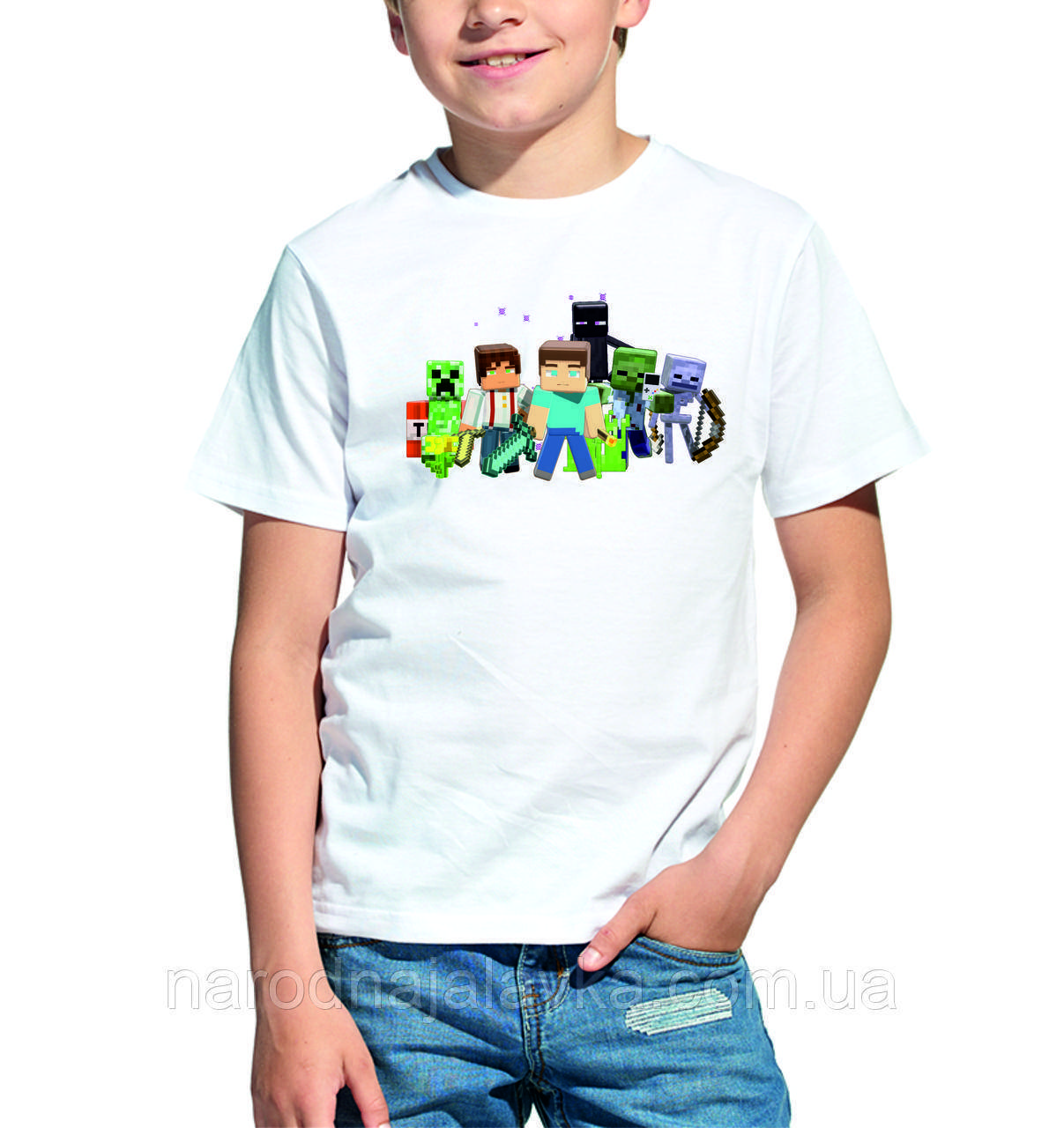

Футболка Майнкрафт Minecraft. Модная футболка.