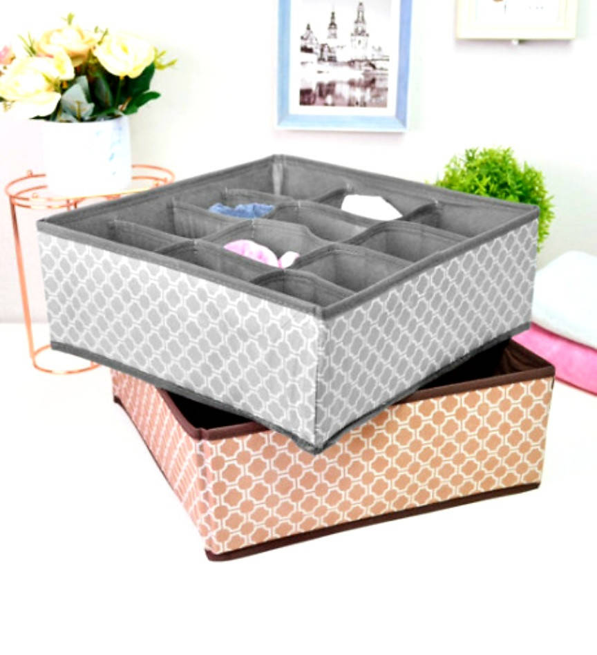 

Ящик-органайзер для хранения белья на 12 отделений Besser Versal 32321212-VERSAL 12х32х32 см, Разные цвета