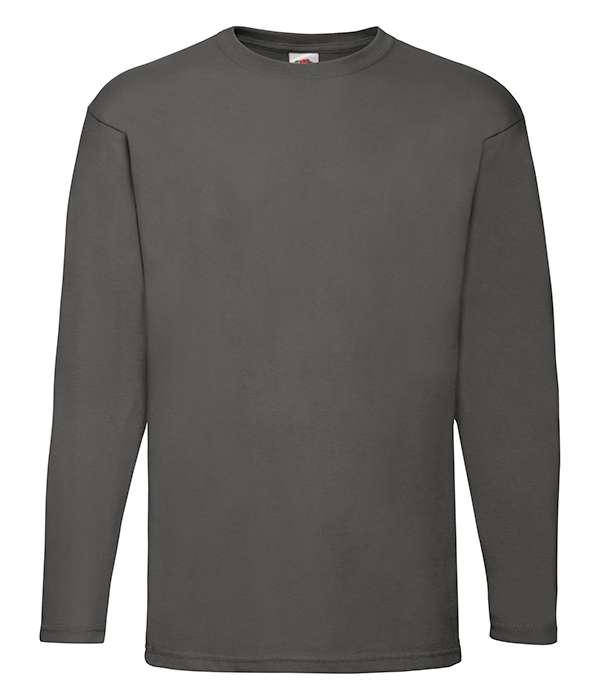 

Мужская футболка с длинным рукавом M, GL Светлый Графит