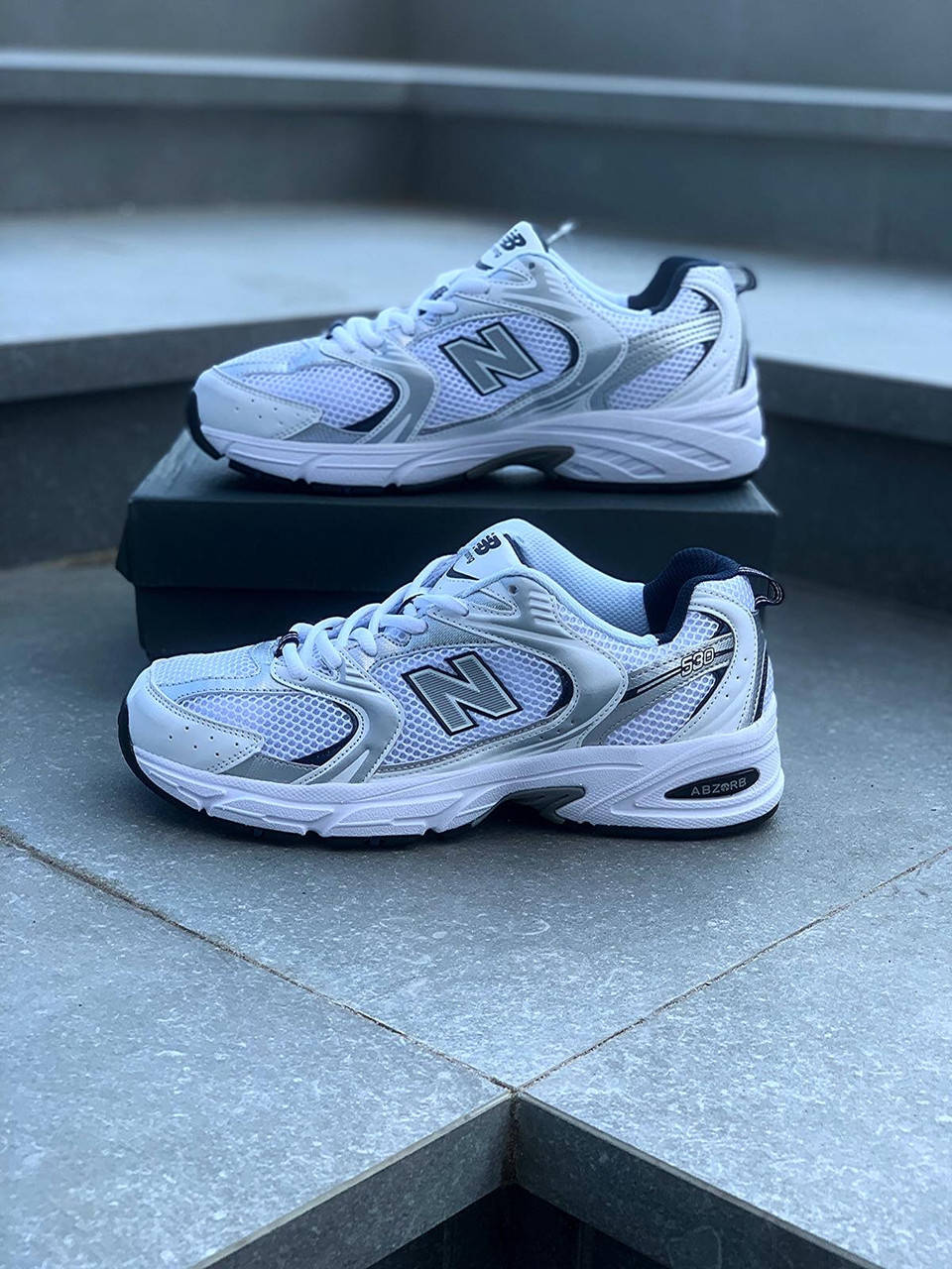 

Мужские кроссовки new balance 530, Светло-серый