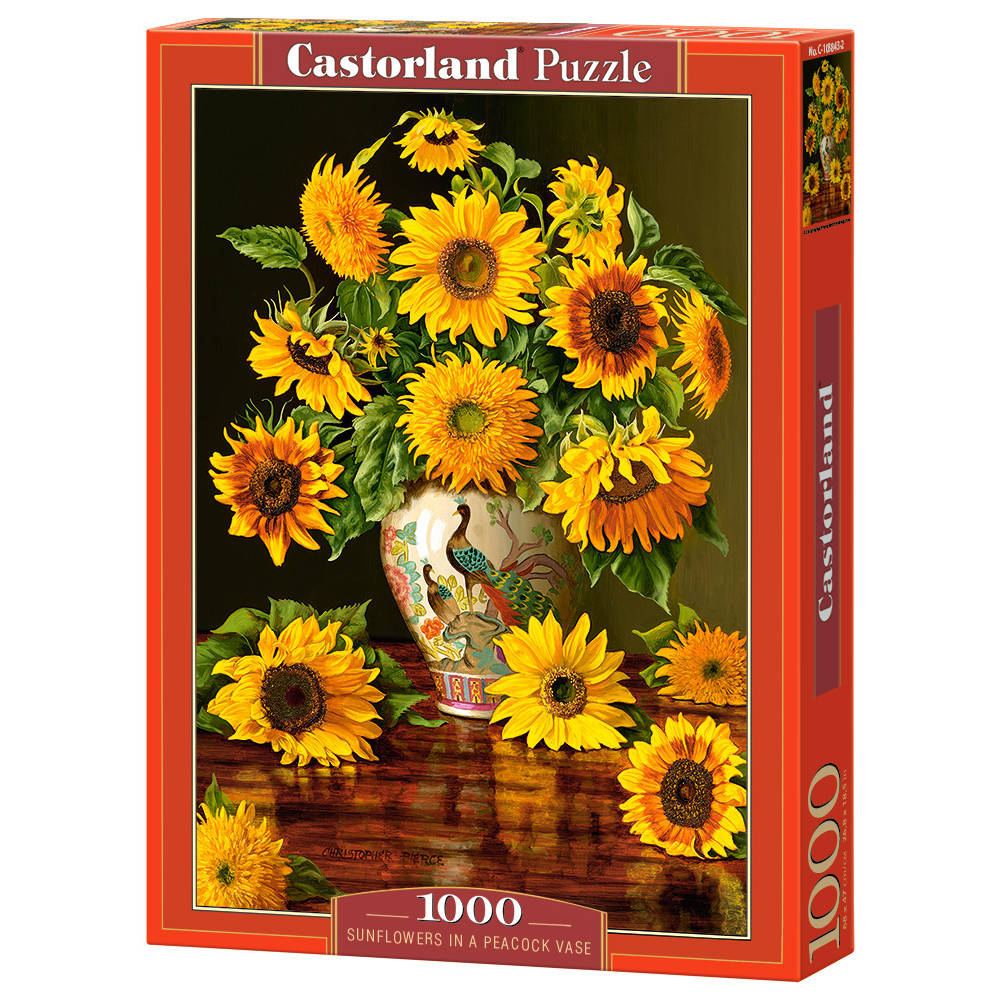 

Пазл "Подсолнухи в вазе", 1000 элементов Castorland (5904438103843)