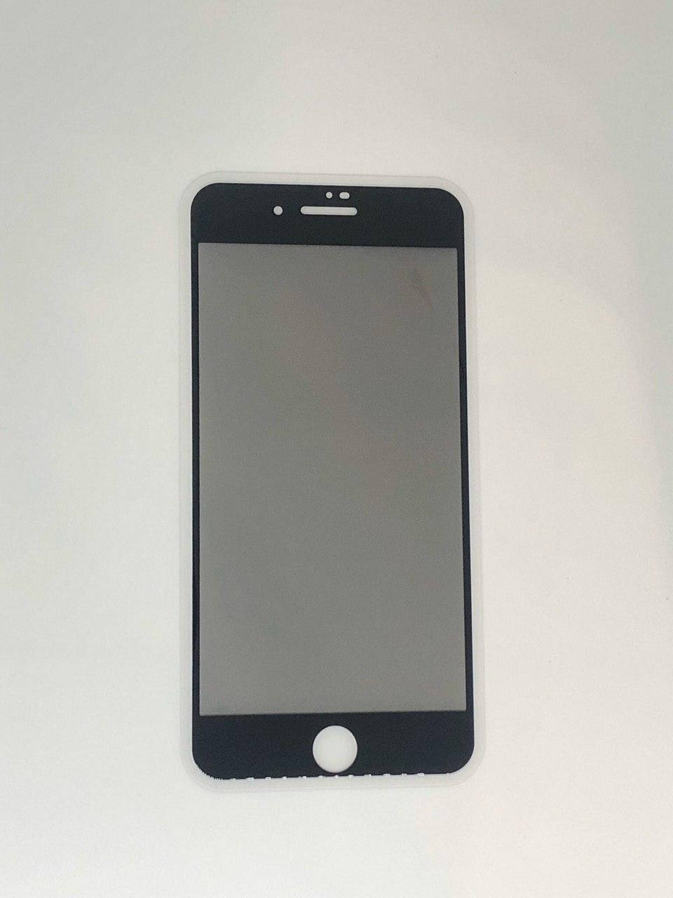 

Стекло "Антишпион" для iPhone 8 Plus, black (privacy), Черный