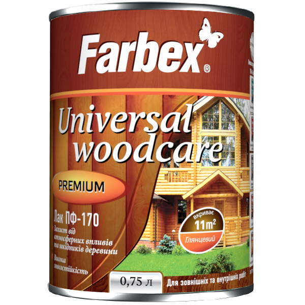 

Лак ПФ-170 Farbex Universal Woodcare 0.75л