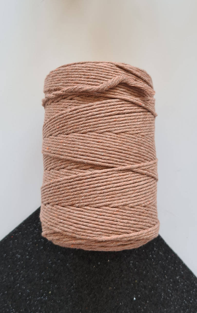 

Шнур хлопковый Макраме 2мм Корица