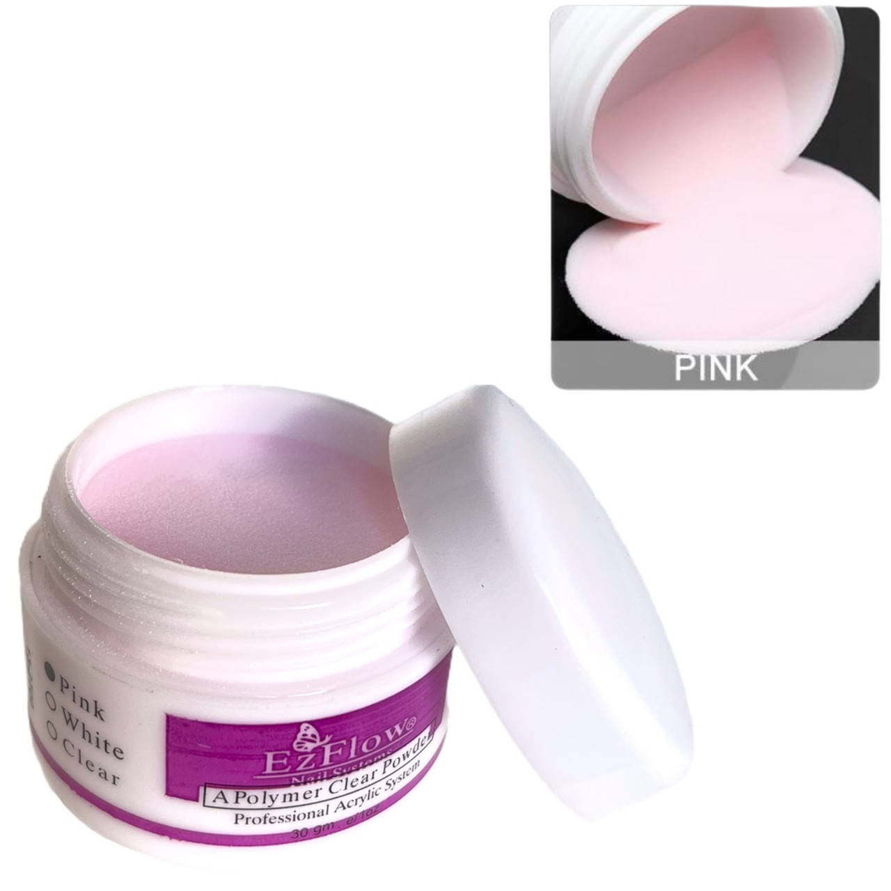 

Акриловая пудра EzFlow 15 г. Pink