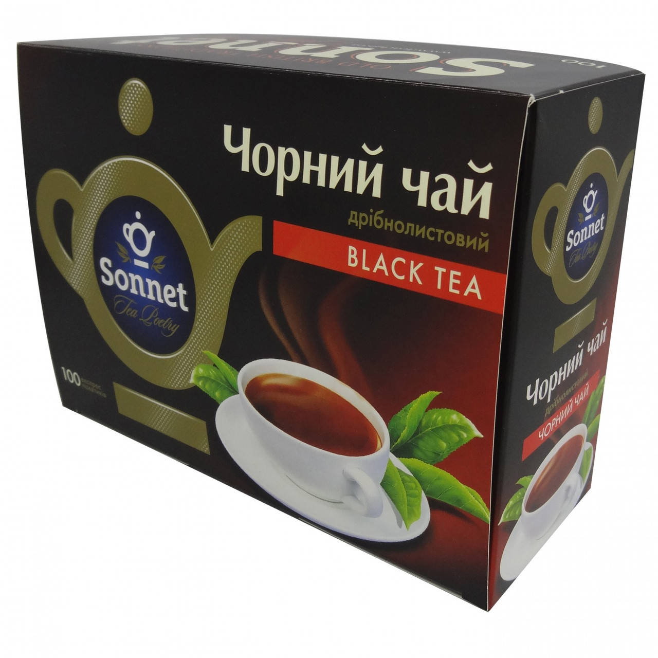 

Чай черный пакетированный Sonnet Black Tea 100 пакетиков