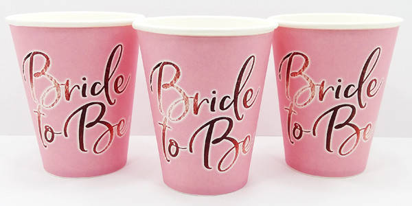 

"Bride to be" В5 - Стаканчики 250 мл.