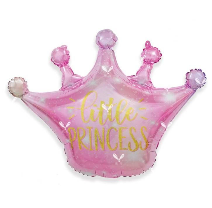

Шар корона розовая Little Princess 70х68 см (Китай) в упаковке, Розовый