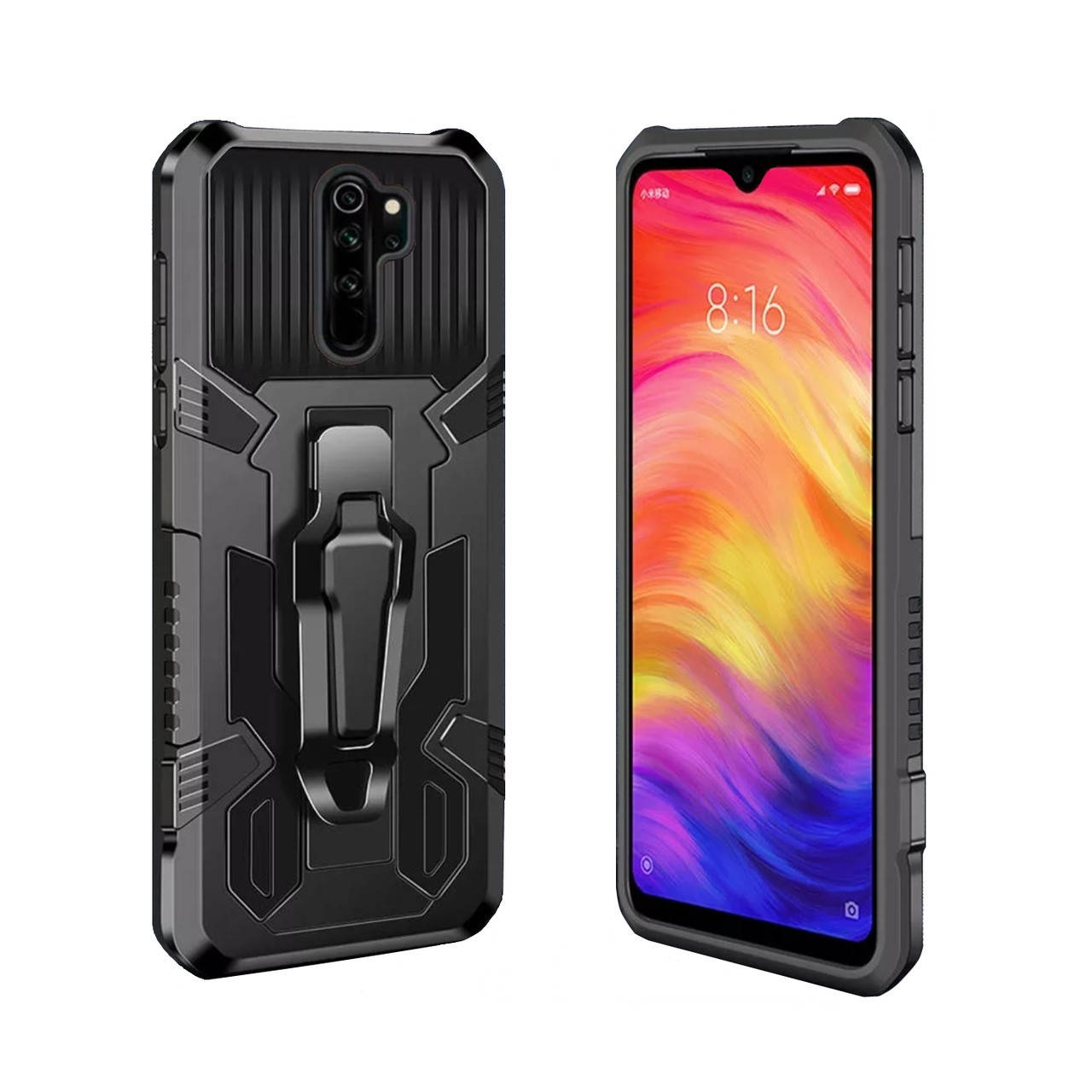 

Защитный чехол для Xiaomi Redmi 9 Armor TR (трансформер), Черный