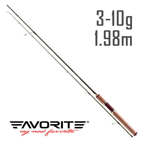 

Спиннинг Favorite Arena Stream ARNS-662UL 1.98m 3-10g Mod-Fast