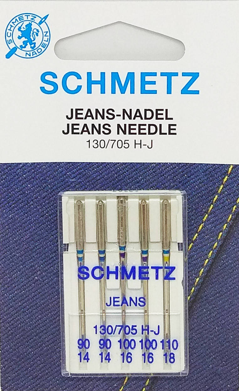 

Иглы для Джинса Schmetz ассорти №90-110