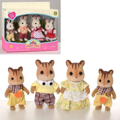 

ГЕРОИ HAPPY FAMILY арт 21418-21818 SF животные 4шт, 7,5см/9см в кор-ке, 20-17,5-5,5см