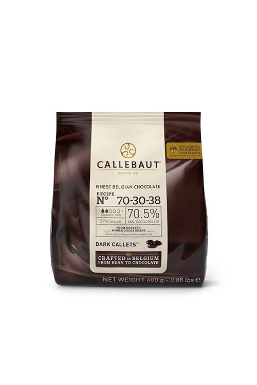 

CALLEBAUT Горький шоколад №70-30-38 0.4 кг