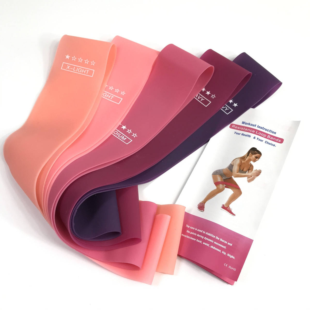 

Фитнес резинки Resistance Loop Bands Набор 5 шт