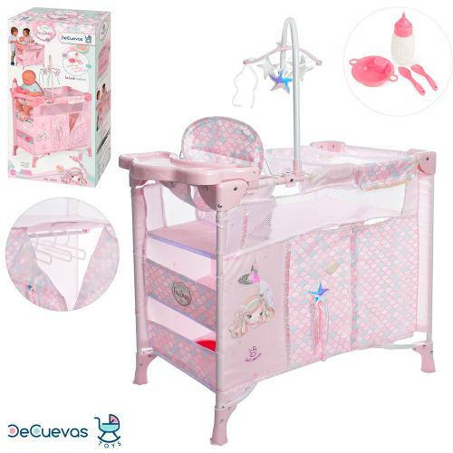 

Кровать - манеж - шкаф - стульчик для кормления куклы (Baby Born) TM DeCuevas арт. 53041