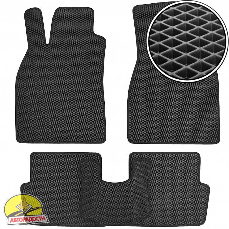 

Коврики EVA в салон Renault Megane 2 2002-2008 хэтч черные, Черный