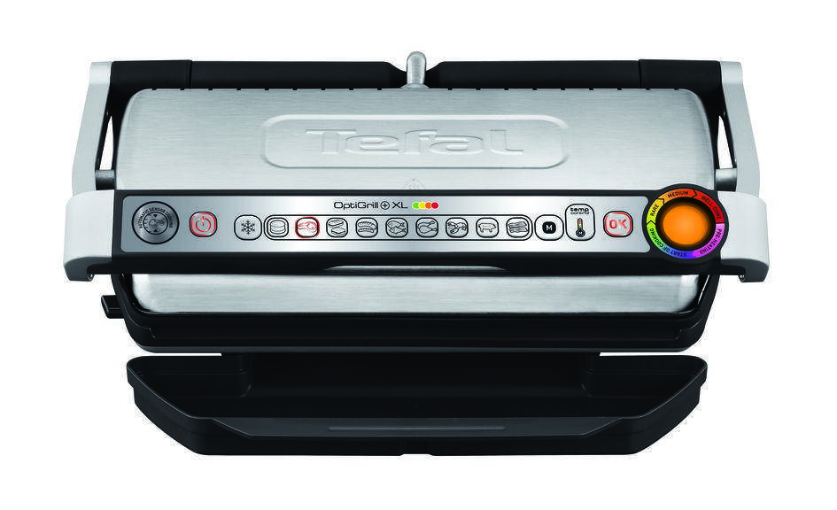 

Электрический гриль Tefal GC 724D12 OptiGrill+ XL с формой для выпечки серебристый