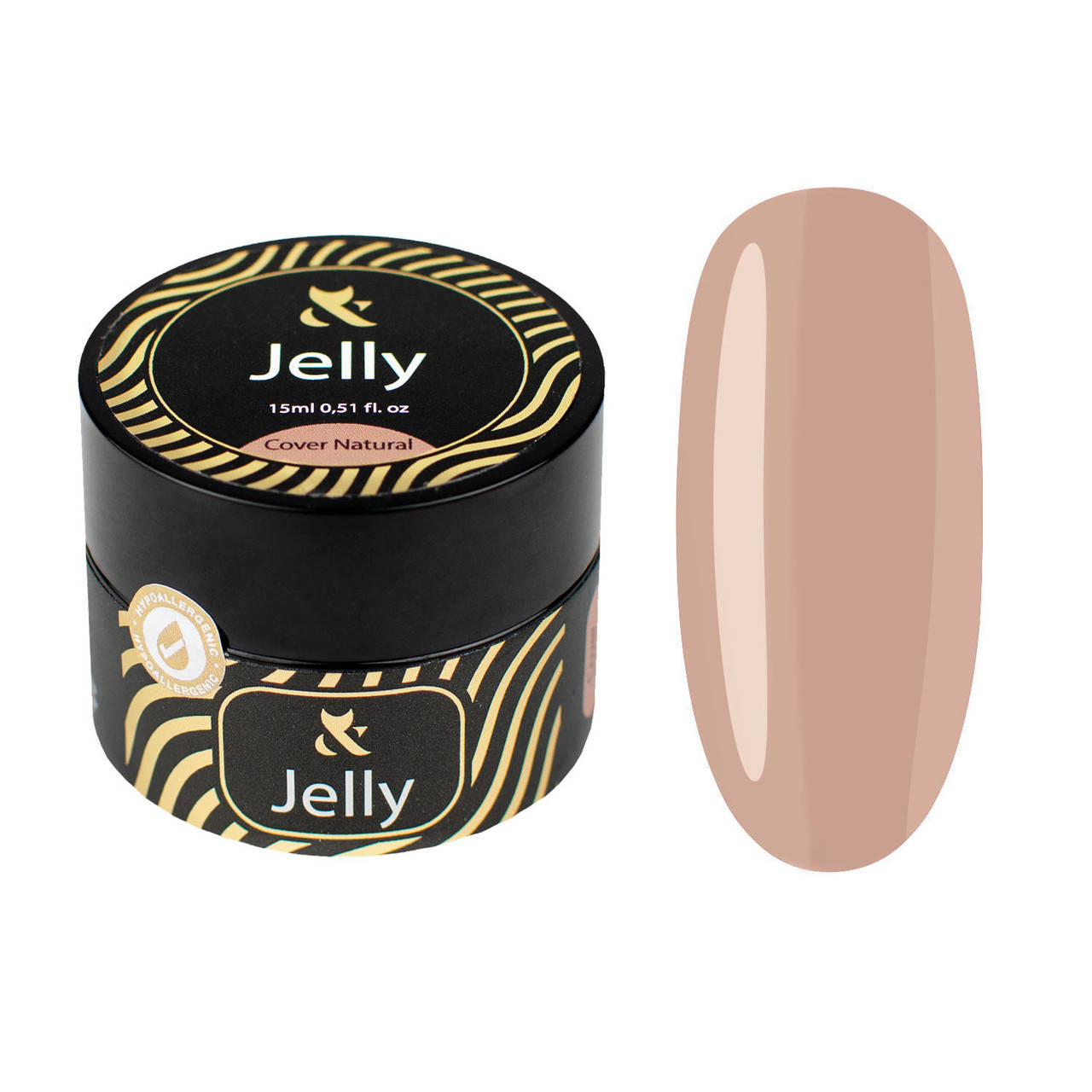 

Гель-желе для наращивания ногтей F.O.X Jelly Cover Natural, 15 мл