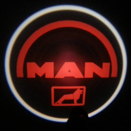

Подсветка логотипа авто на двери Man