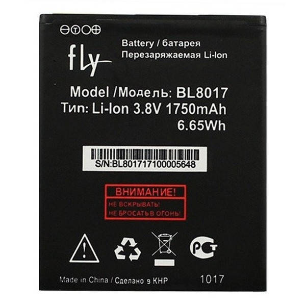 

Аккумулятор Fly FS458 Stratus 7 / BL8017 Original
