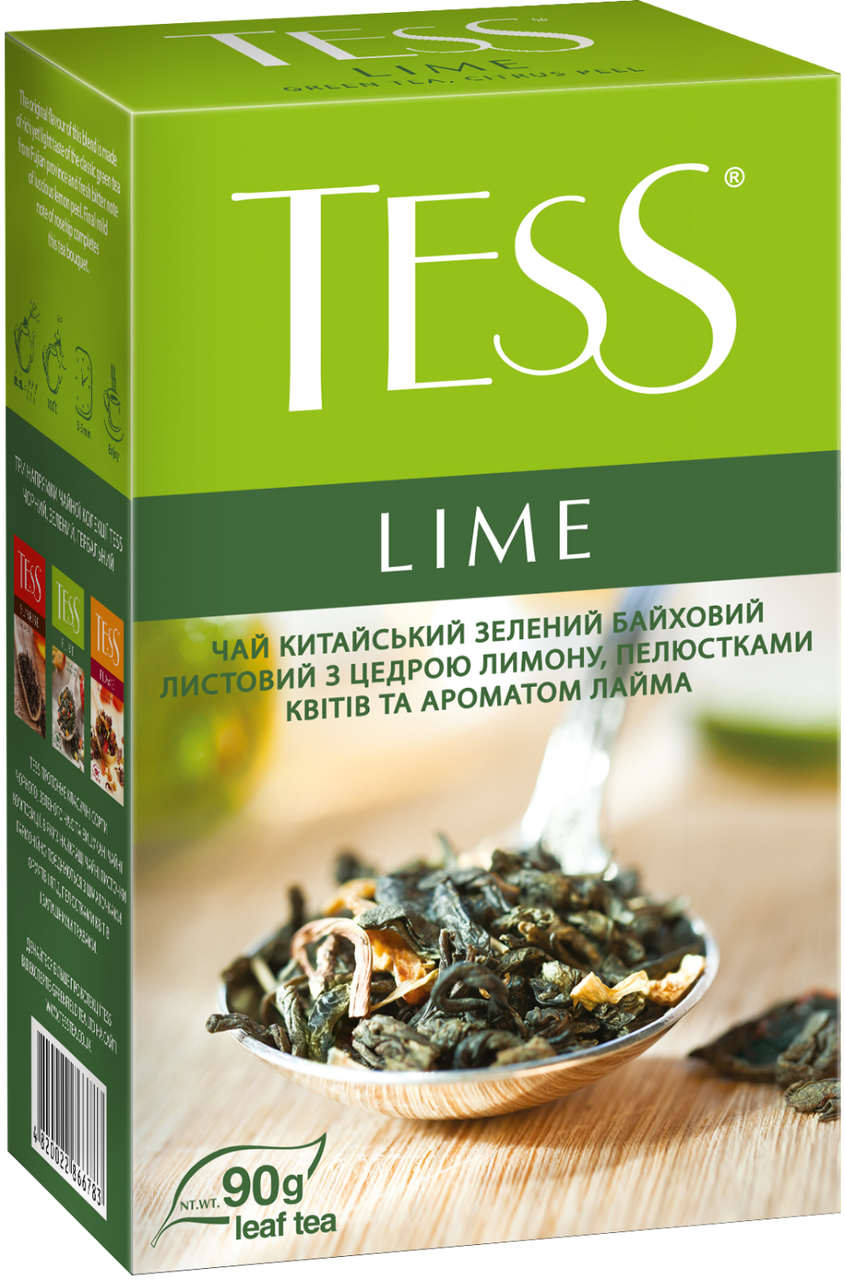 

/Чай зелёный 90г лист Lime TESS