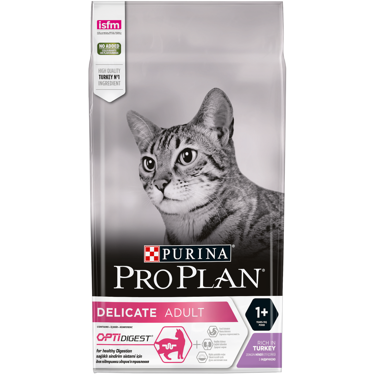 

Purina Pro Plan Delicate 10кг -корм для кошек с индейкой
