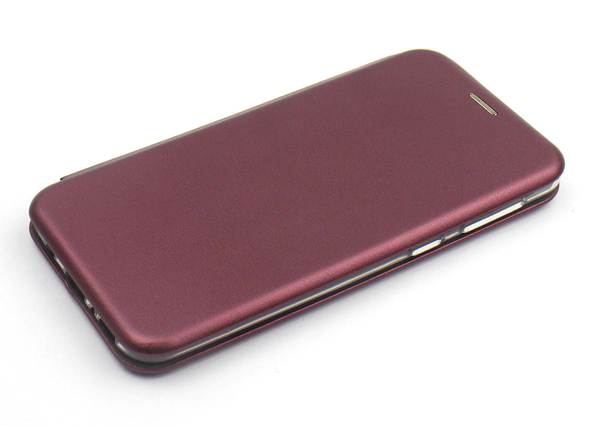 

Чехол книжка Level для Samsung Galaxy M30s M307 Экокожа Бордовый
