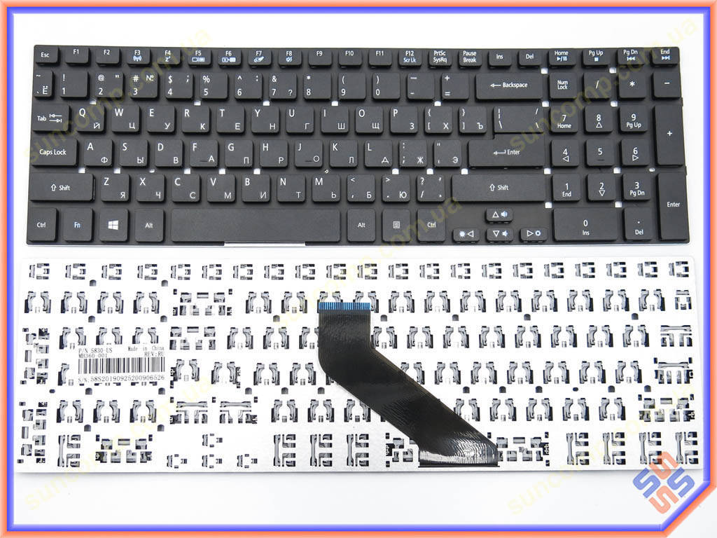 

Клавиатура для ACER Aspire E1-510, E1-522, E1-530, E1-532, E1-570, E1-572, E1-731, E1-771 ( RU Black )., Черный