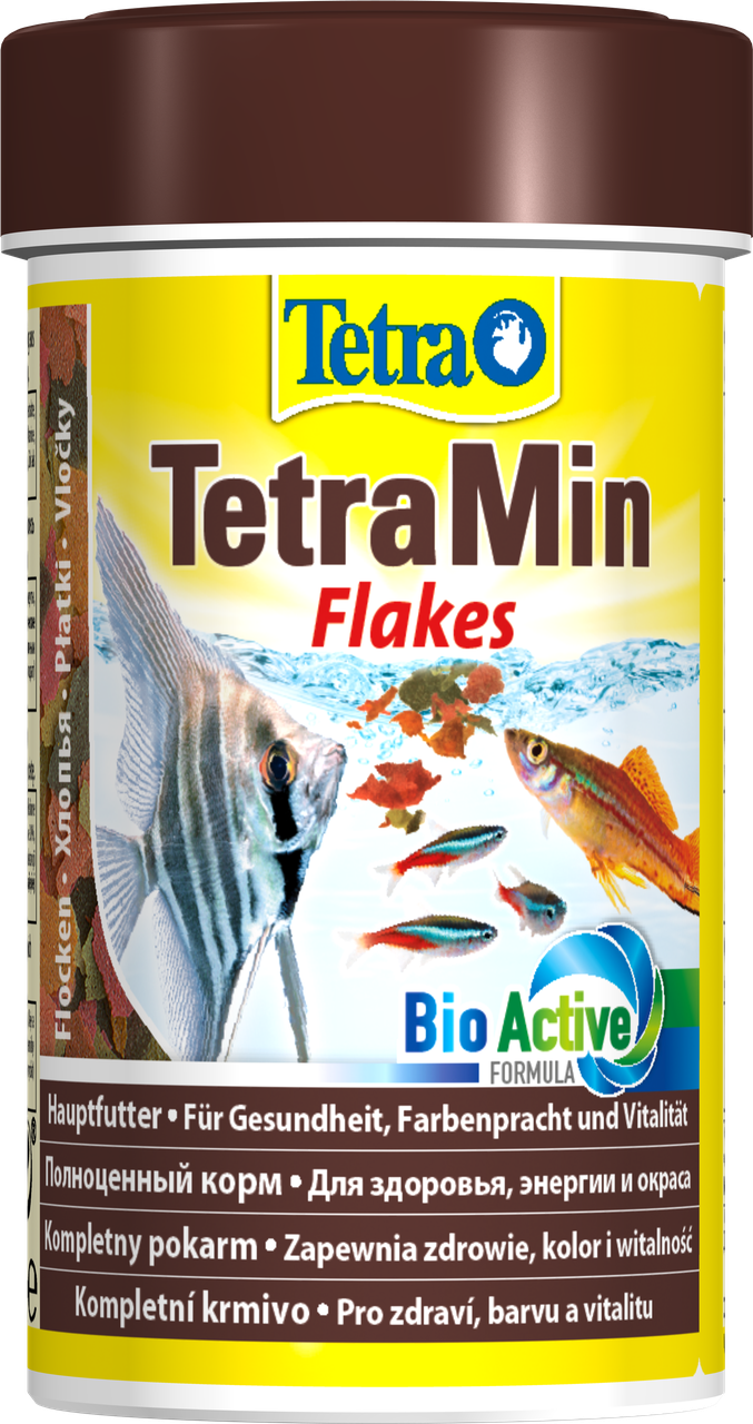 

Корм для аквариумных рыб в хлопьях TetraMin Flakes 100 мл