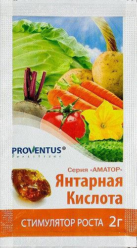 

Стимулятор роста Янтарная кислота 2 г Proventus Провентус