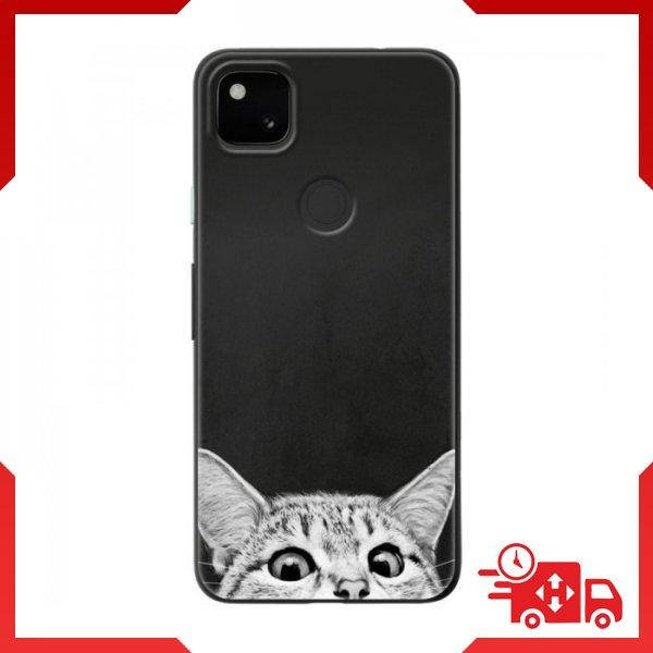 

Чехлы Кот снизу на Google Pixel 4a / Котик кот чехол на Гугл
