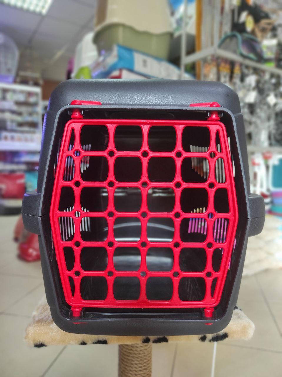 

Переноска для котів та собак (контейнер), Черный