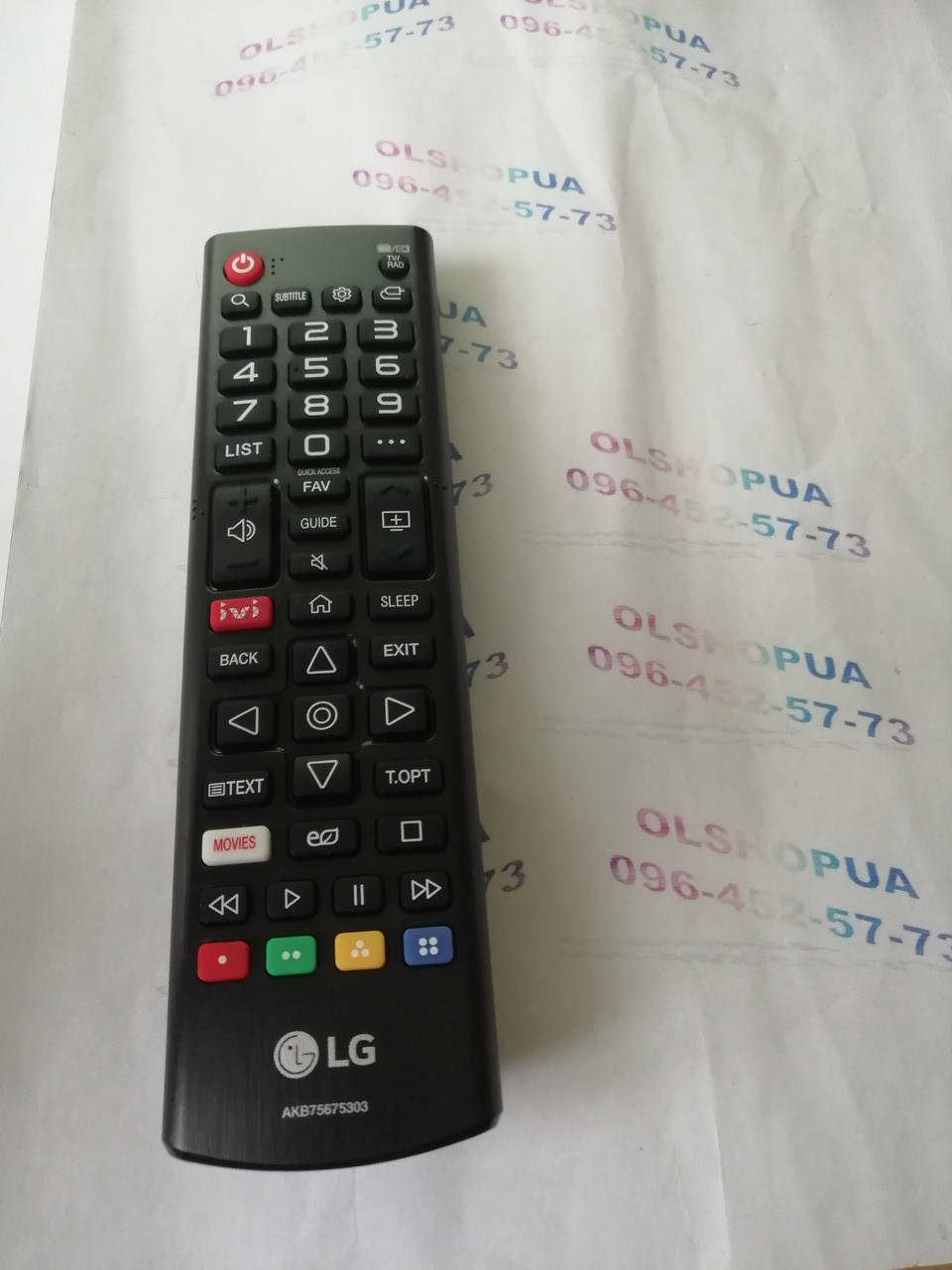 

Оригінальний пульт для телевізорів LG (AKB75675303), Черный