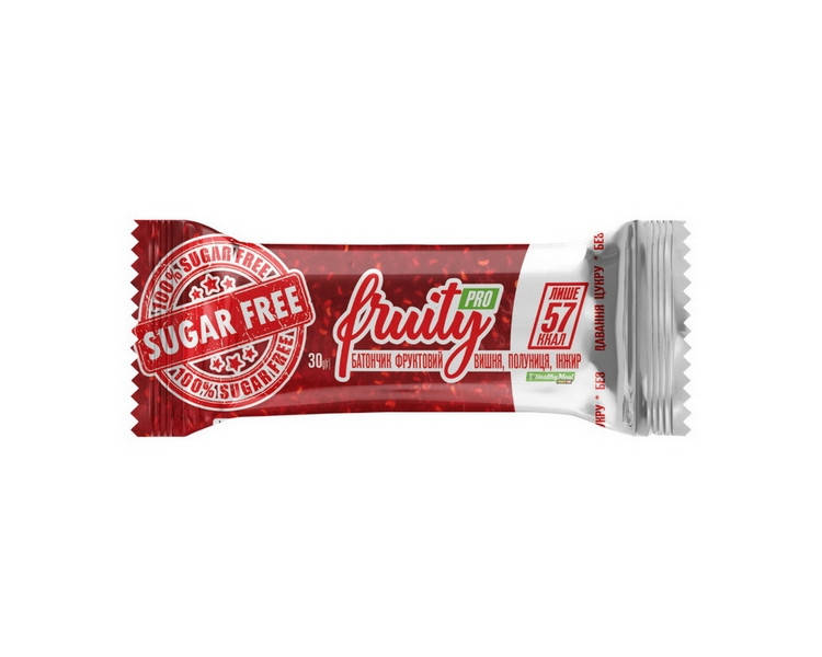 

Протеиновый батончик Power Pro Fruity Pro sugar free 30 г вишня клубника инжир Хит