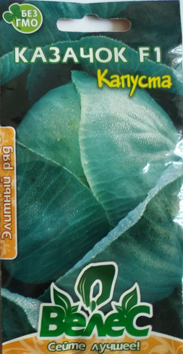 

Семена капусты белокачанной Казачок F1 0,25г ТМ ВЕЛЕС