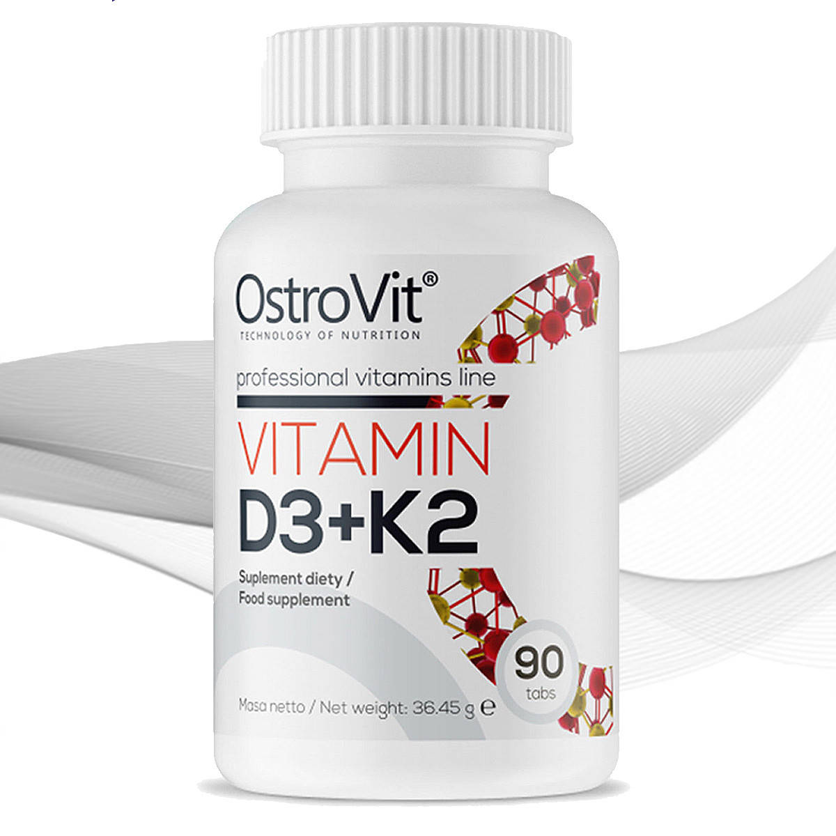 

Витамин Д Ostrovit Vitamin D3+K2 90 tabl