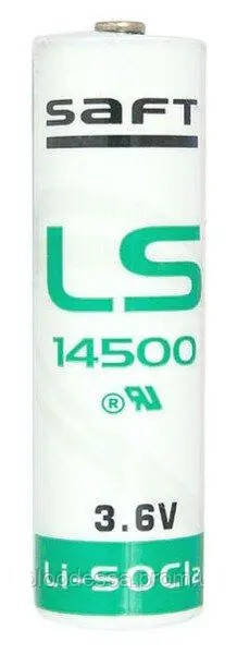 

Батарейка литиевая SAFT LS14500 STD, AA, 3.6V, LiSOCl2 3.6 вольт