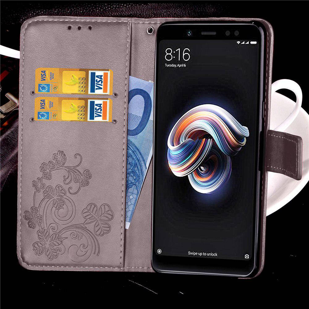 

Чехол Clover для Xiaomi Redmi Note 5 / Note 5 Pro Global книжка кожа PU Gray, Серый