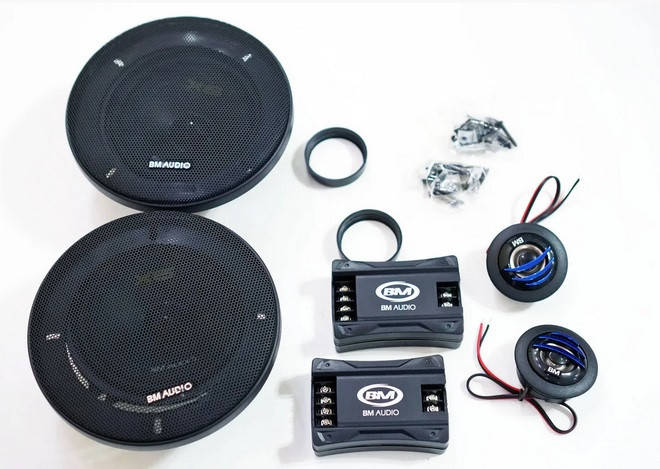 

Компонентаная акустика 13см BOSCHMANN BM Audio F-528-X6 200W 2х полосные 5,25"
