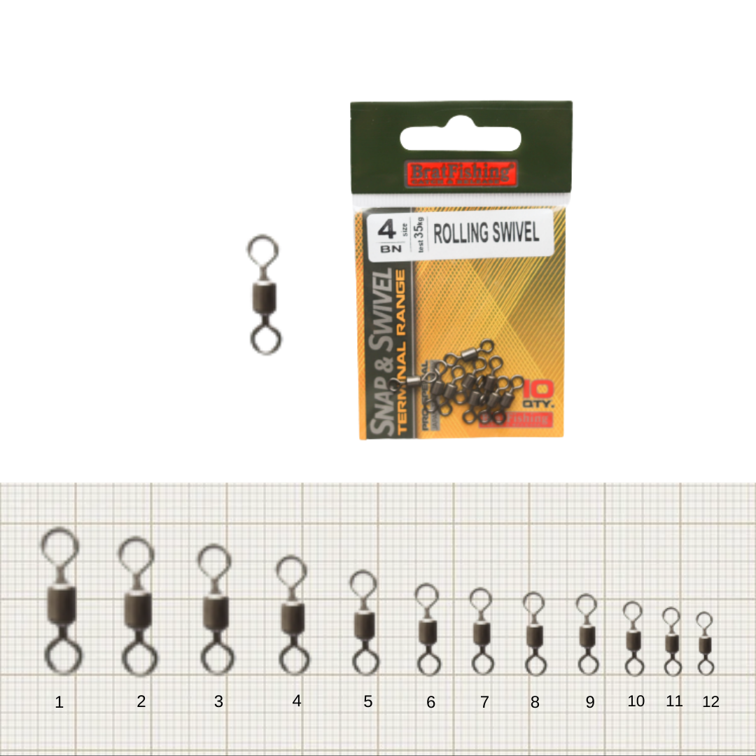 

Вертлюг BratFishing №6 27кг (10шт в уп)